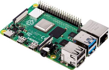 Raspberry Pi Pi 4 Model B - Einplatinenrechner - Broadcom BCM2711 / 1.5 GHz