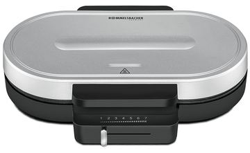ROMMELSBACHER WA 1250 - 2 Waffel(n) - Herz (Form) - Silber - 1,6 cm - Kunststoff - 1250 W