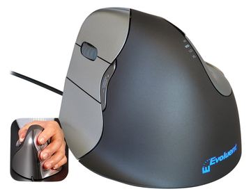 Evoluent VerticalMouse 4 Left - Vertikale Maus - Laser