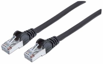 Intellinet Network Patch Cable, Cat7 Cable/Cat6A Plugs, 2m, Black, Copper, S/FTP, LSOH / LSZH, PVC, RJ45
