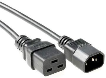 MicroConnect PE0191405 - 0,5 m - C19-Koppler - C14-Koppler - H05VV-F - 250 V - 10 A