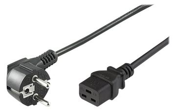 MicroConnect PE07719005 - 0,5 m - CEE7/7 - C19-Koppler - H05VV-F - 250 V - 16 A