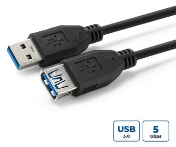 MicroConnect USB 3.0 - USB-Verlängerungskabel - USB Typ A (W) - 1 m
