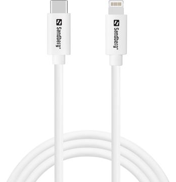 SANDBERG Lightning-Kabel - Lightning männlich zu 24 pin USB-C männlich