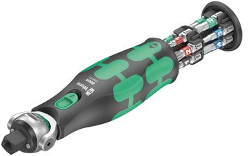 Wera Zyklop 8009 Pocket Set 1 - Drehmomentschlüssel mit Ratschenfunktion und Bit- sowie Steckschlüsselsatz