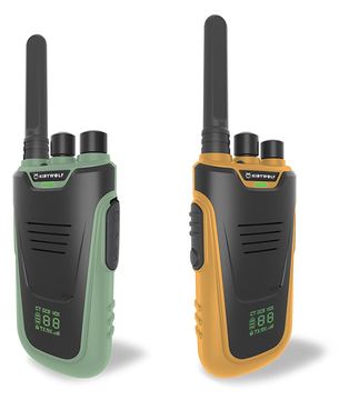 Kidywolf Walkie-Talkies mit Taschenlampe gruen/orange