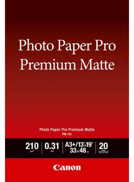 Canon Pro Premium PM-101 - Glatt matt - 310 Mikron - Super A3/B (330 x 483 mm)