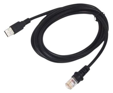 Datalogic USB Kabel USB Kabel, Typ A, Power Over Terminal, gedreht, 5m (90A052187) - DTL USB-Kabel Typ A - ca. 2m