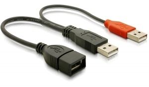 Delock USB-Kabel - USB, USB (nur Strom) (M) - 0,23 m
