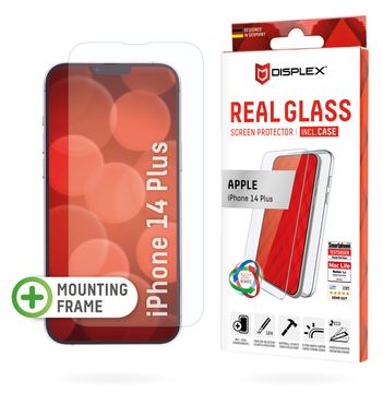 E.V.I. DISPLEX Real Glass - Schutzhülle für Mobiltelefon - iPhone 14 Plus