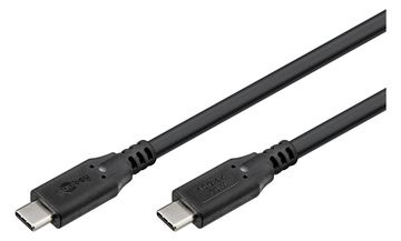 Goobay USB-C -Kabel USB 3.2 60 W 10 Gbit/s Power Delivery 3 m - -Stecker> - Kabel - Digital/Daten