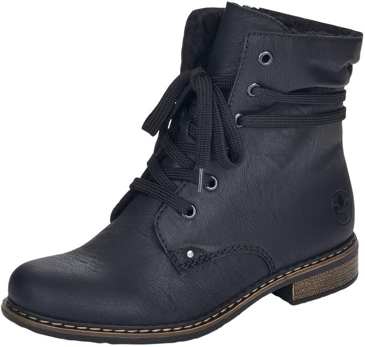 Rieker Damen Schnürstiefel 71229, Frauen Stiefel