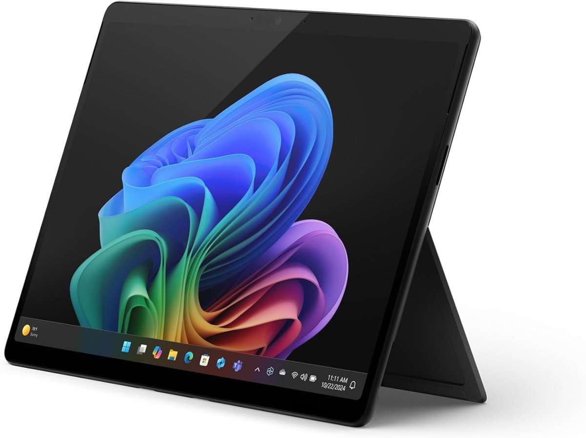 Microsoft Surface Pro | Copilot+ PC | 12” LCD Touchscreen | Snapdragon® X Plus | 16GB RAM | 256GB Speicher | Neuestes Modell | Platin